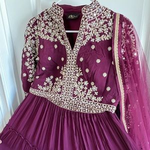 Beautiful Purple Lehanga